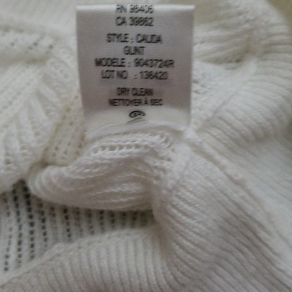 👄👄SOLD! 3/4 Sleeve Knitted Top Women Small👄👄 - Picture 6 of 8